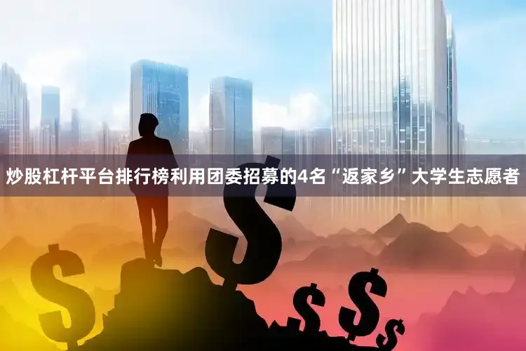 炒股杠杆平台排行榜利用团委招募的4名“返家乡”大学生志愿者