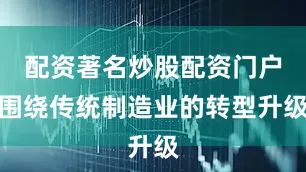 配资著名炒股配资门户围绕传统制造业的转型升级